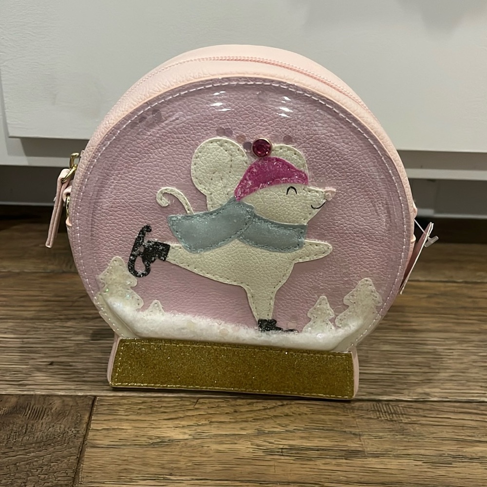 🇺🇸 Bath And Body Works Snow globe Mouse Crossbody Purse NWT